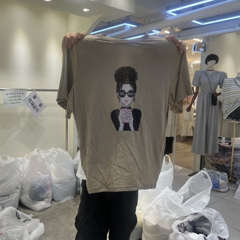 ENDOLPHIN韓國直郵女裝新品人氣推薦時尚熱賣真品26夏季T恤ENDOLPHINT恤圖色2