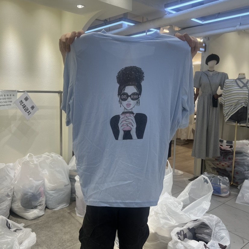 ENDOLPHIN韓國直郵女裝新品人氣推薦時尚熱賣真品26夏季T恤ENDOLPHINT恤圖色3