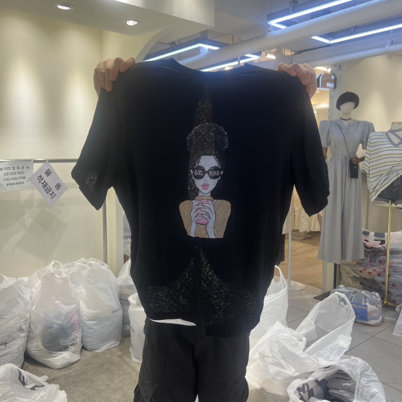 ENDOLPHIN韓國直郵女裝新品人氣推薦時尚熱賣真品26夏季T恤ENDOLPHINT恤圖色4