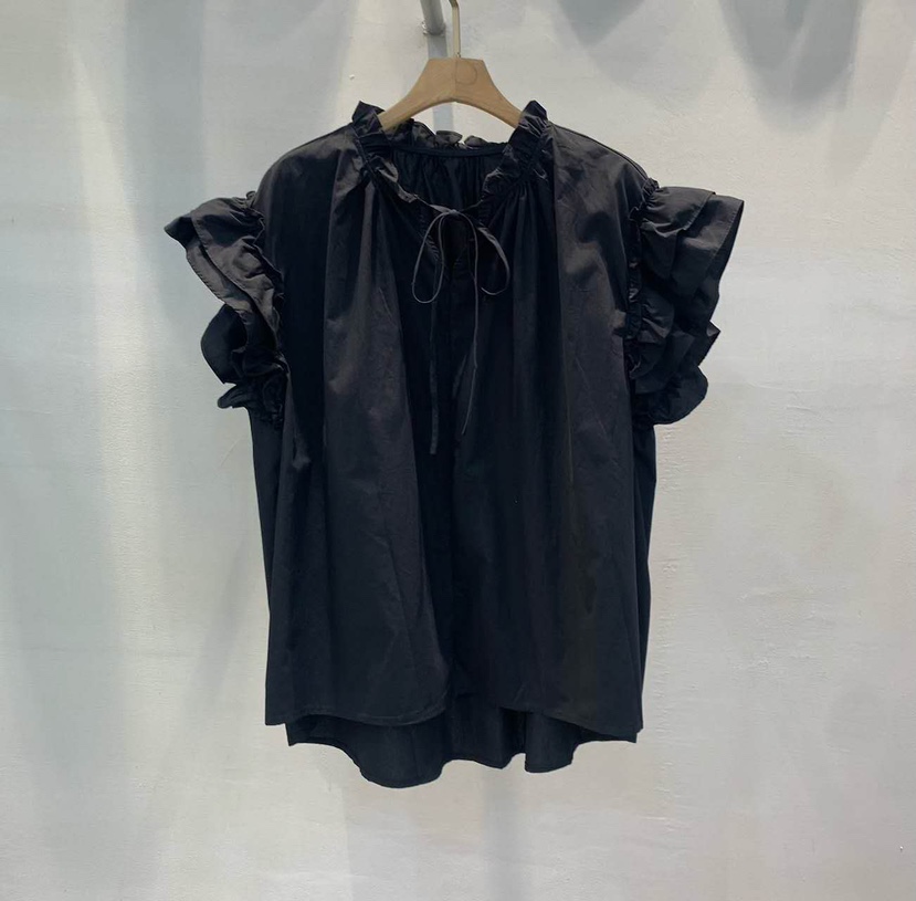 THE SIL東大門代購女裝新款真品26夏季推薦休閑襯衫蕾絲衫THE SIL/1 2ILLY襯衫/蕾絲衫圖色1