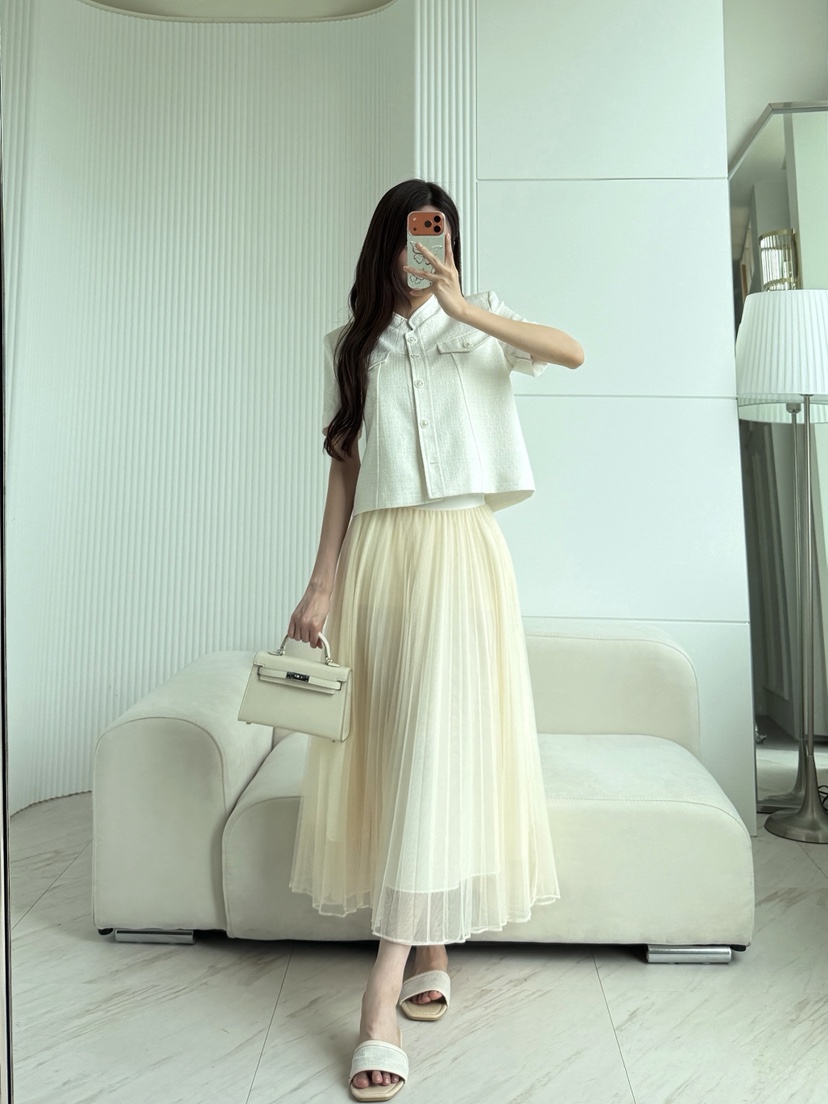 CLOTH東大門實拍女士新款熱賣時尚人氣26夏季夾克粗花呢珍珠CLOTH夾克