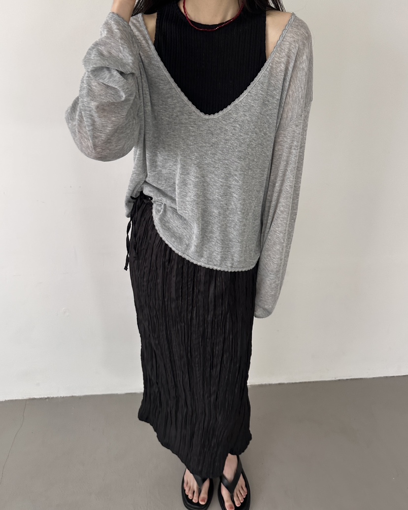 HOWDY/FACT THE NERD東大門直郵女士新品真品休閑長袖T恤HOWDY/FACT THE NERD長袖T恤圖色2