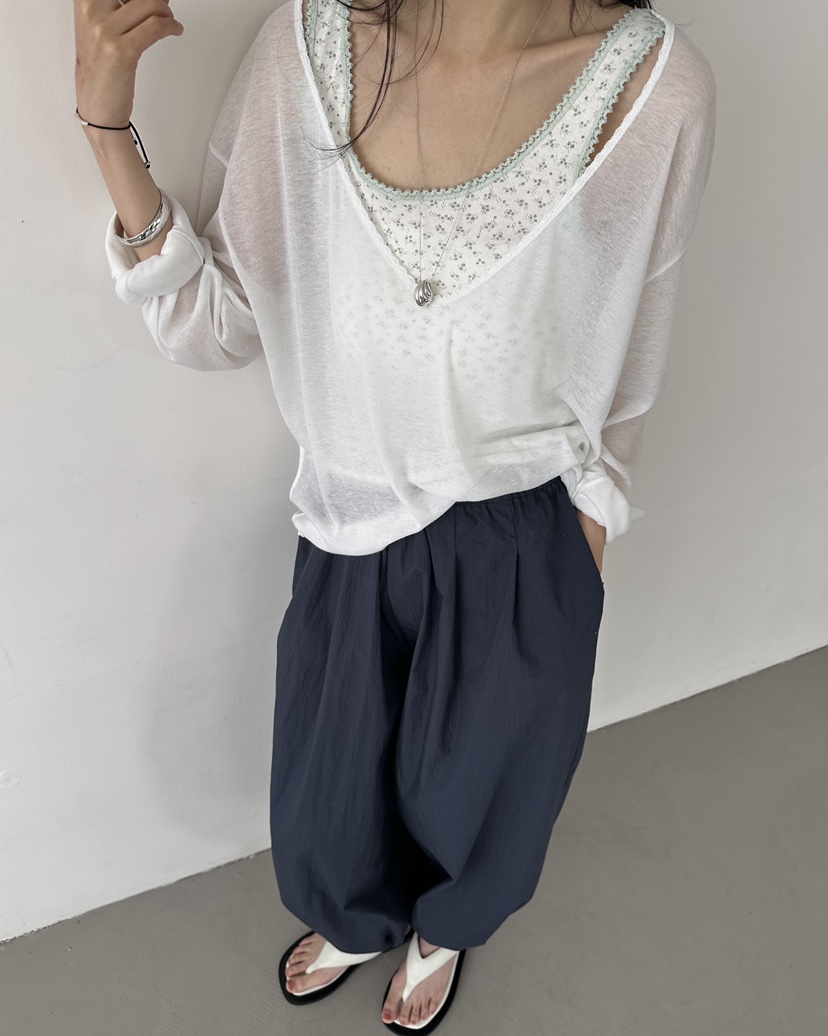 HOWDY/FACT THE NERD東大門直郵女士新品真品休閑長袖T恤HOWDY/FACT THE NERD長袖T恤圖色3