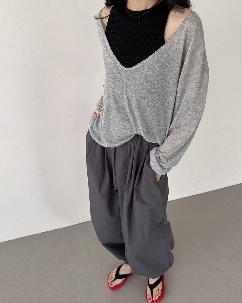 HOWDY/FACT THE NERD韓國直郵女士新款人氣26夏季休閑褲HOWDY/FACT THE NERD休閑褲