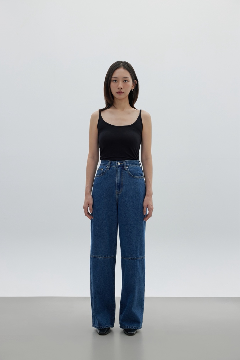 LE-PPL東大門代購女士新款熱賣真品26夏季人氣時尚牛仔褲LE-PPL牛仔褲圖色1