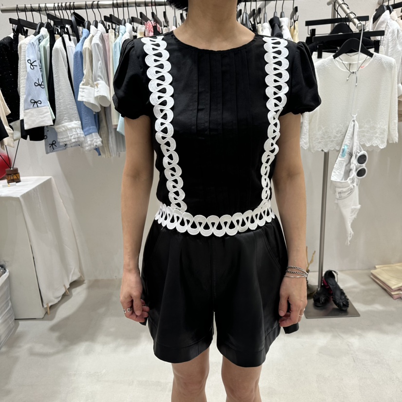 BUBBLE/LOTTIMO韓國代購女士新款26夏季推薦真品襯衫蕾絲衫BUBBLE/LOTTIMO襯衫/蕾絲衫