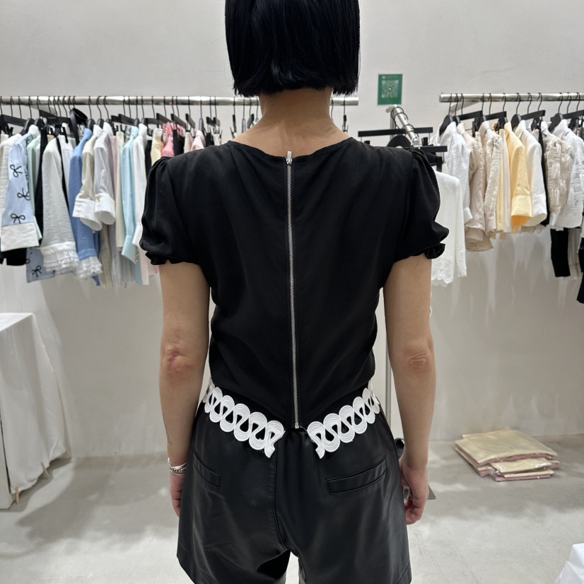 BUBBLE/LOTTIMO韓國代購女士新款26夏季推薦真品襯衫蕾絲衫BUBBLE/LOTTIMO襯衫/蕾絲衫