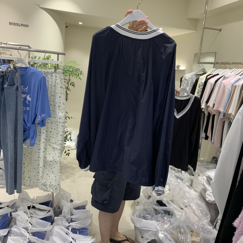 ENDOLPHIN韓國代購女士新款休閑熱賣26夏季推薦真品長袖T恤ENDOLPHIN長袖T恤