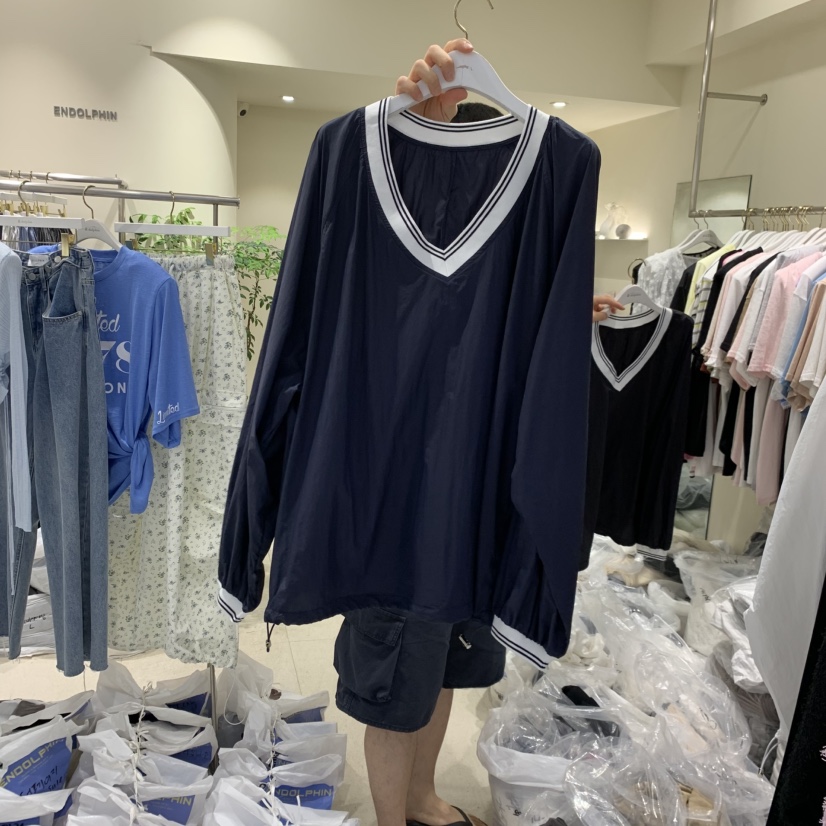 ENDOLPHIN韓國代購女士新款休閑熱賣26夏季推薦真品長袖T恤ENDOLPHIN長袖T恤圖色2