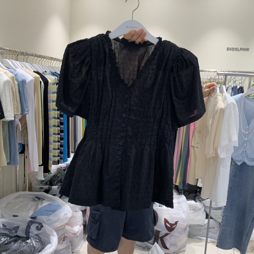ENDOLPHIN東大門代購女裝新款真品人氣時尚休閑襯衫蕾絲衫ENDOLPHIN襯衫/蕾絲衫圖色3