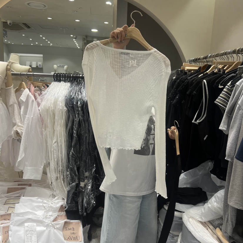 LAVIEU韓國直郵女士新款熱賣26夏季推薦休閑時尚人氣開衫LAVIEU開衫