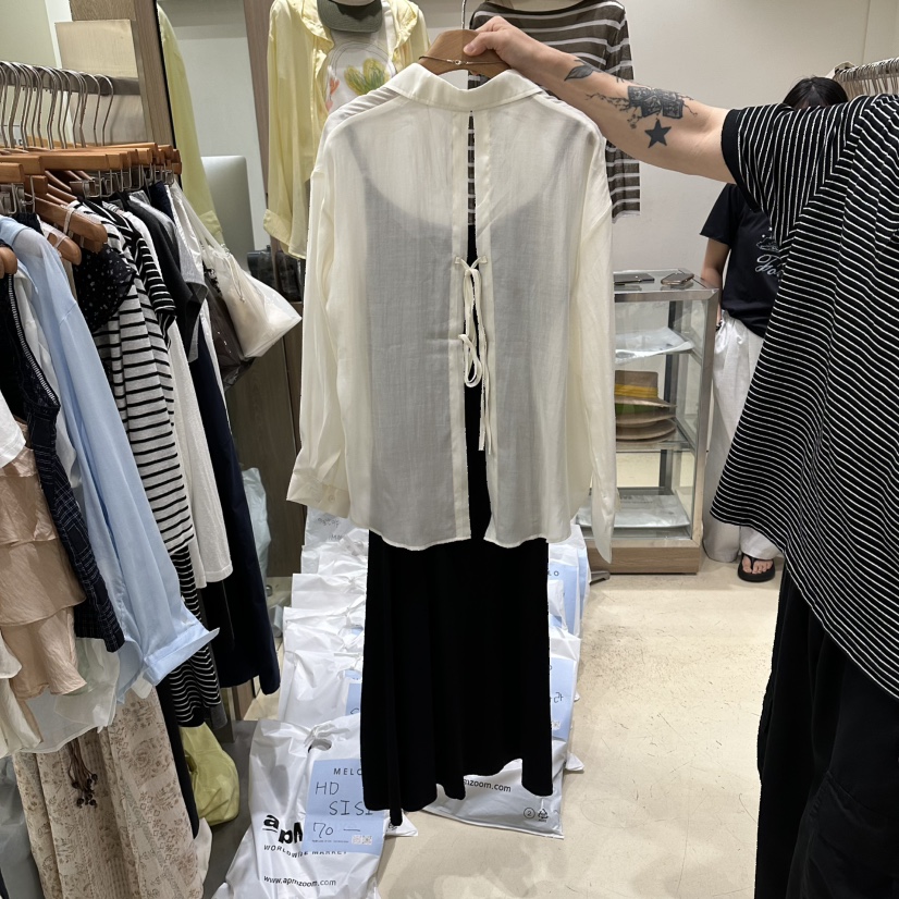 MELO東大門直郵女裝新品推薦休閑26夏季套裝不含項鏈系帶套裝MELO套裝