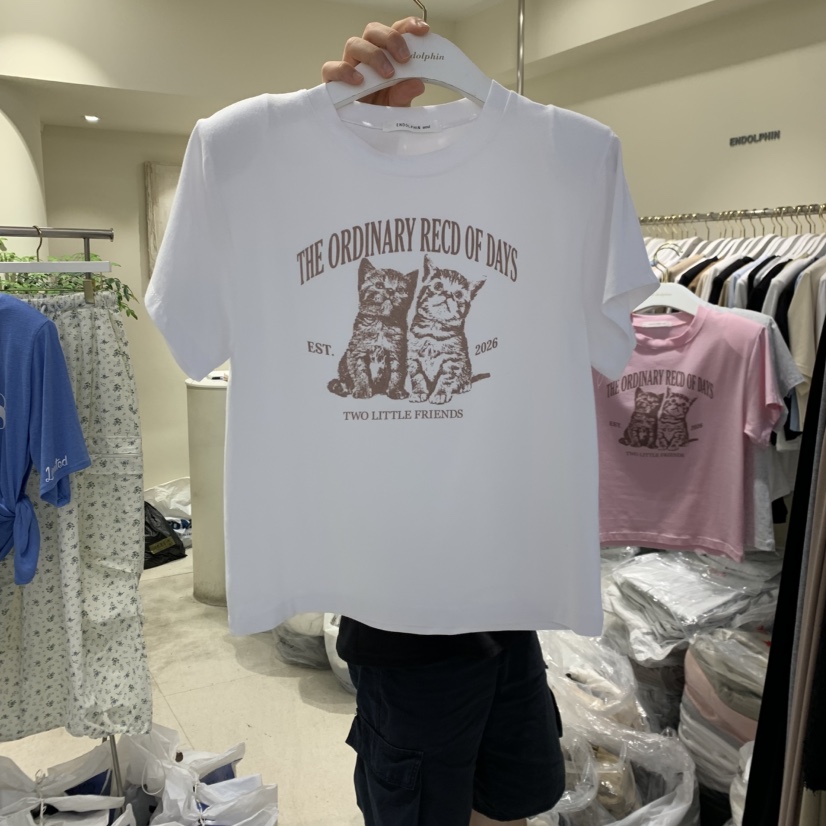 ENDOLPHIN東大門代購女士新品人氣26夏季熱賣推薦真品T恤ENDOLPHINT恤圖色1