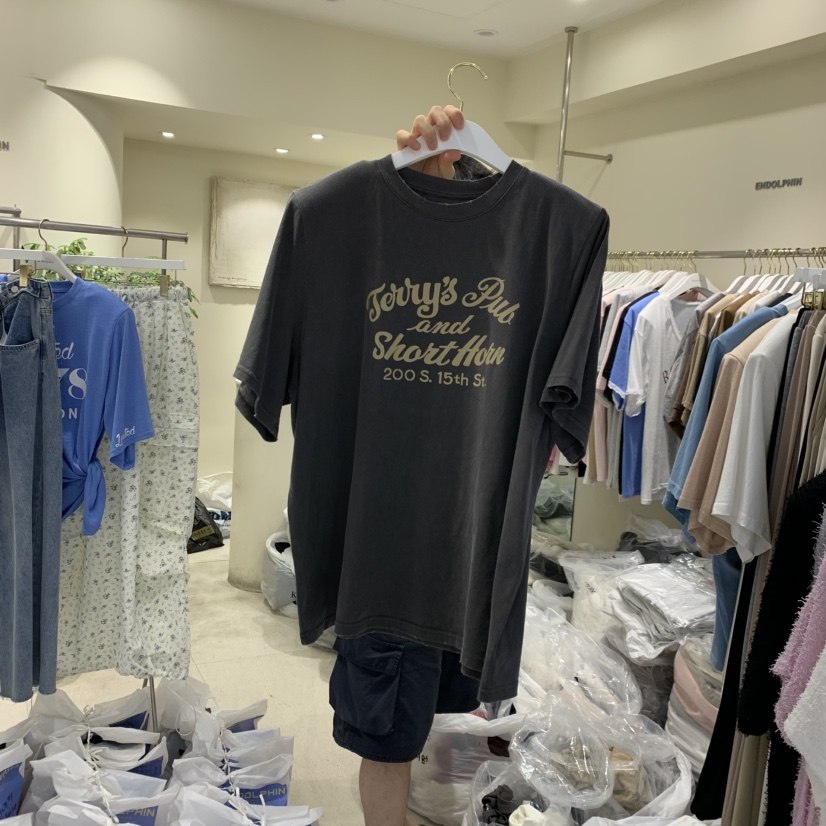 ENDOLPHIN東大門實拍女裝新款26夏季人氣推薦休閑時尚T恤ENDOLPHINT恤圖色3