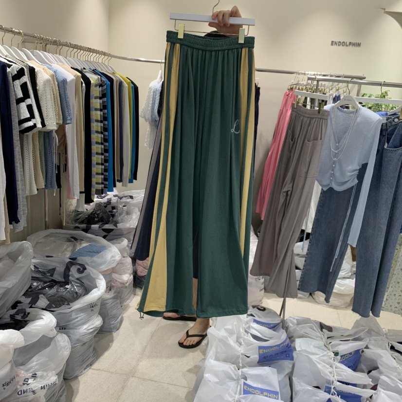 ENDOLPHIN東大門直郵女裝新款真品推薦休閑時尚休閑褲刺繡ENDOLPHIN休閑褲圖色2