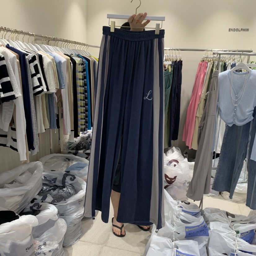 ENDOLPHIN東大門直郵女裝新款真品推薦休閑時尚休閑褲刺繡ENDOLPHIN休閑褲圖色3