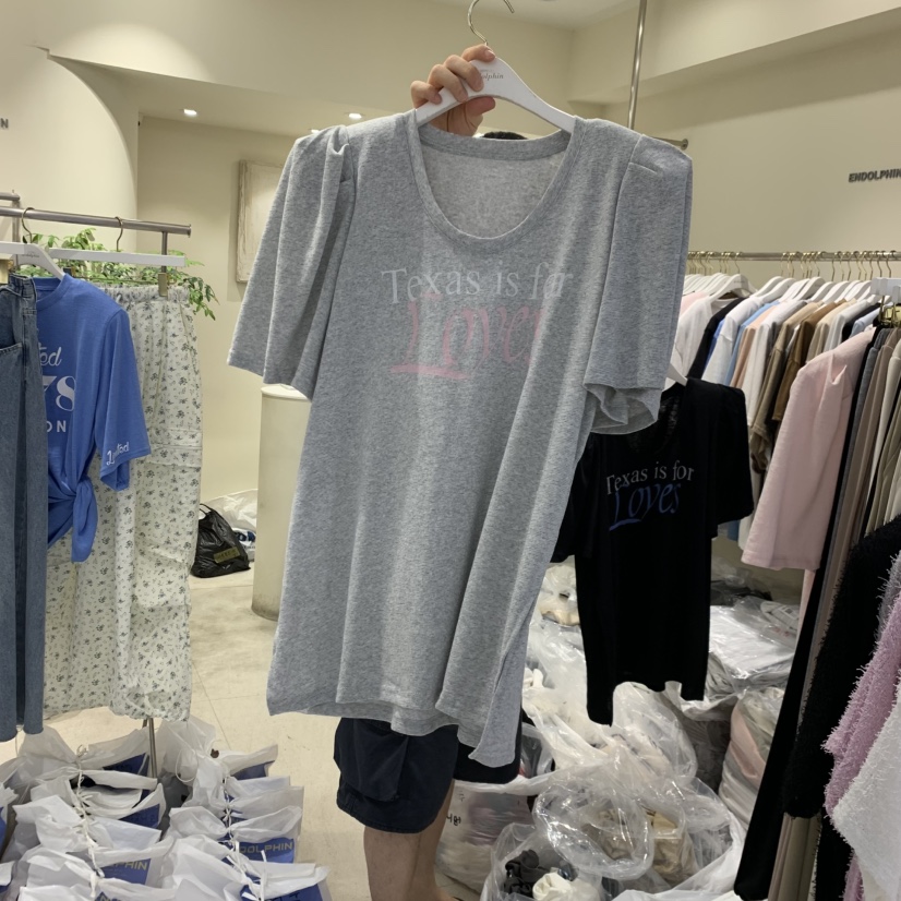 ENDOLPHIN韓國代購女士新品人氣推薦熱賣休閑真品26夏季T恤ENDOLPHINT恤圖色2