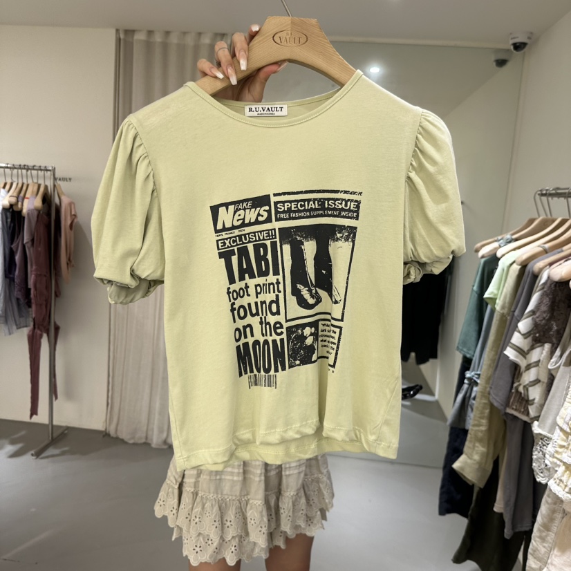 VAULT韓國直郵女士新款休閑推薦時尚真品人氣26夏季熱賣T恤VAULTT恤圖色2
