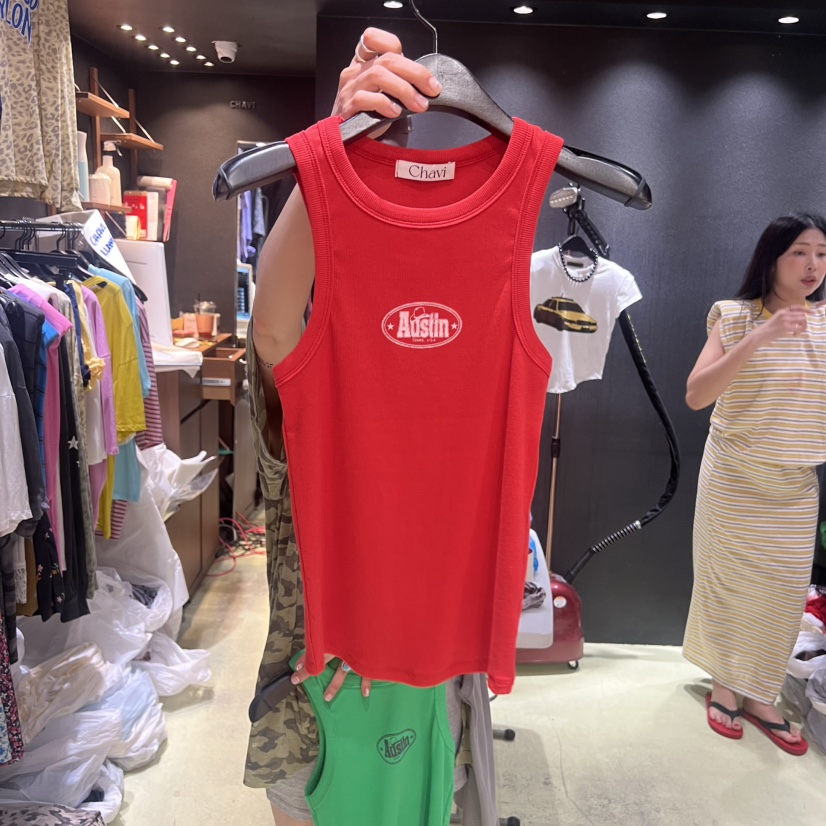 CHAVI東大門直郵女士新品熱賣26夏季推薦真品吊帶背心無袖CHAVI吊帶/背心圖色3