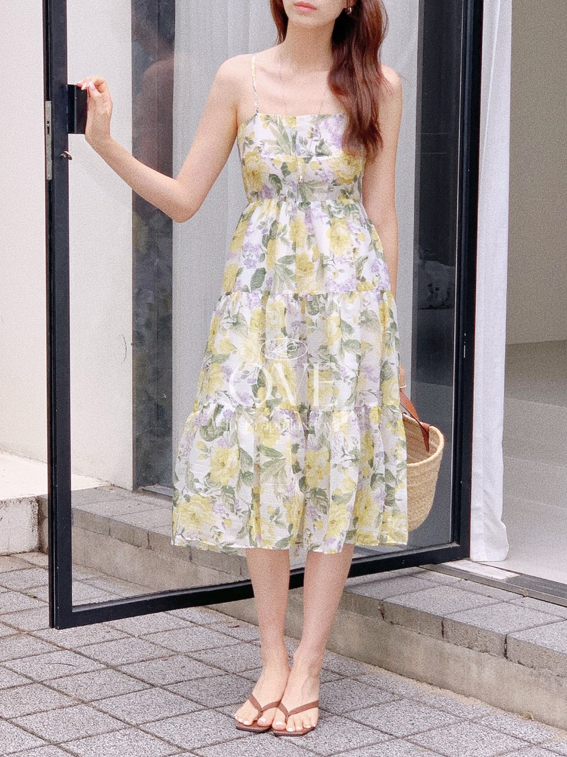 OVE韓國直郵女裝新款時尚熱賣推薦人氣26夏季真品休閑連衣裙OVE連衣裙