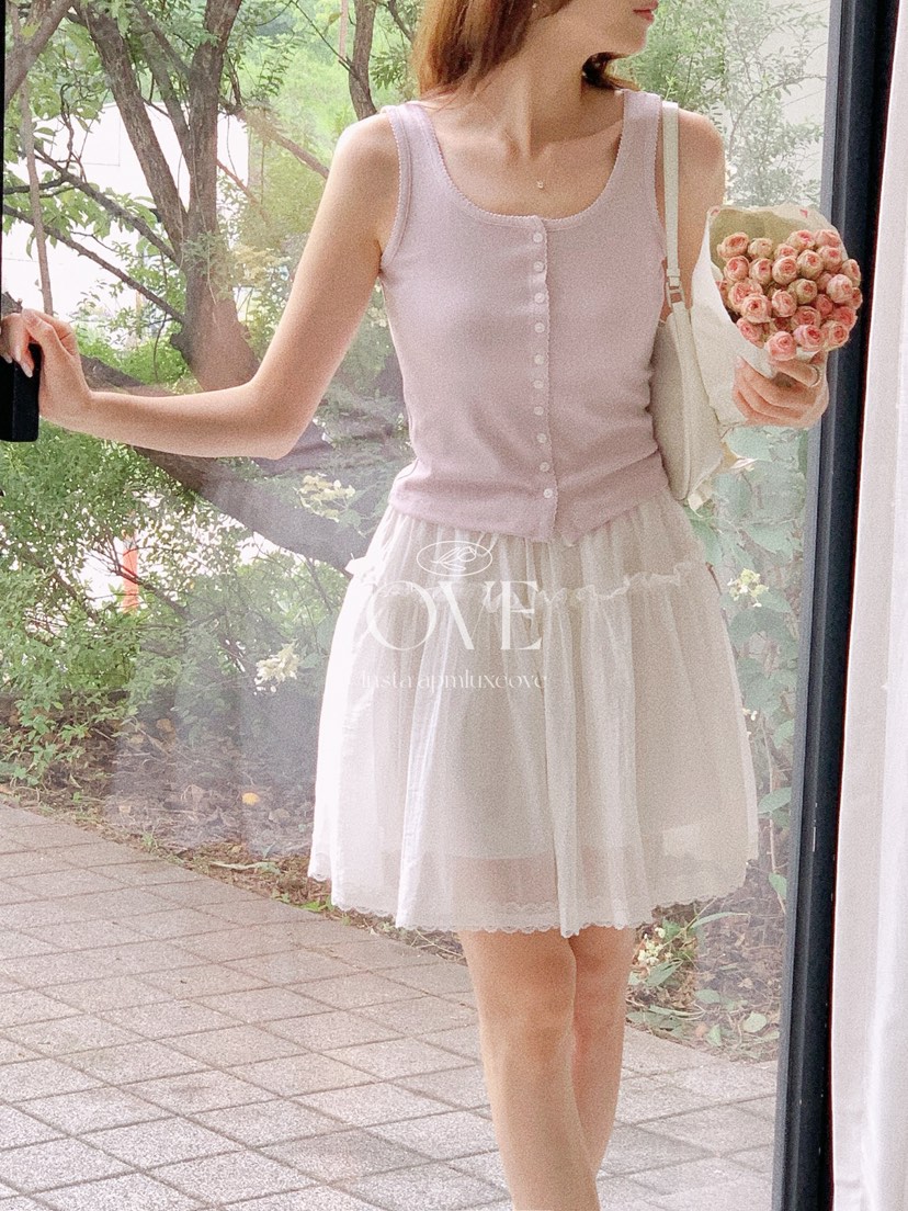 OVE東大門直郵女士新款真品時尚休閑推薦26夏季半身裙中短裙OVE半身裙/中短裙