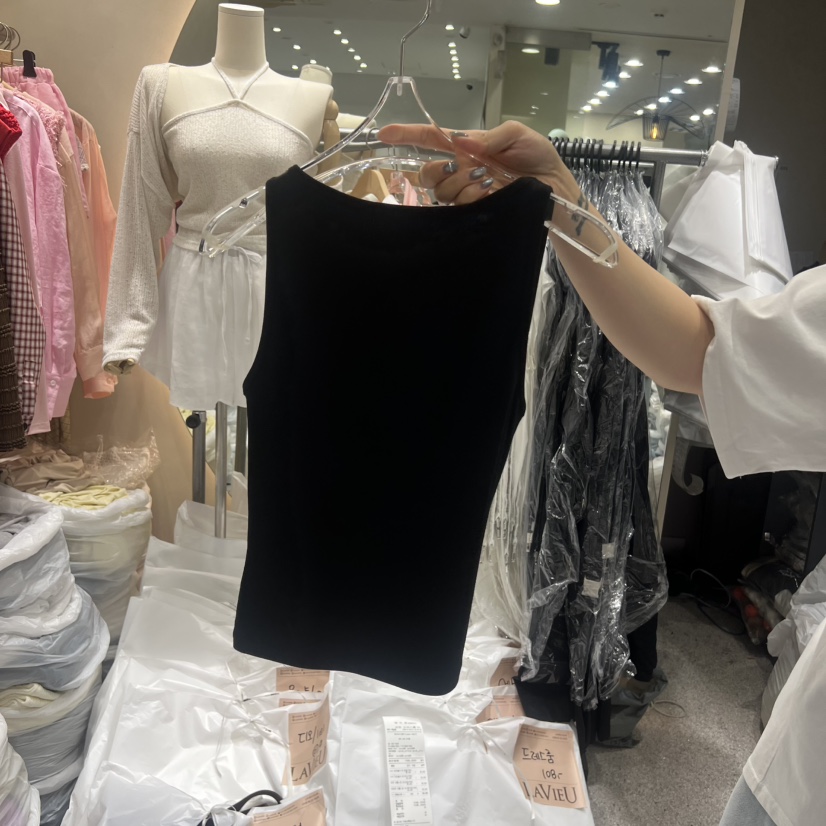 LAVIEU東大門代購女裝新品真品熱賣推薦26夏季吊帶背心無袖LAVIEU吊帶/背心