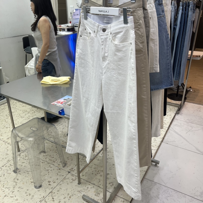 VANILLA J韓國直郵女士新品26夏季熱賣真品推薦人氣牛仔褲VANILLA J牛仔褲圖色2