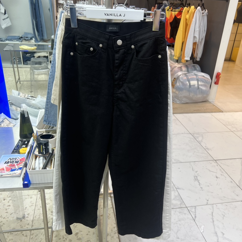 VANILLA J韓國直郵女士新品26夏季熱賣真品推薦人氣牛仔褲VANILLA J牛仔褲圖色3