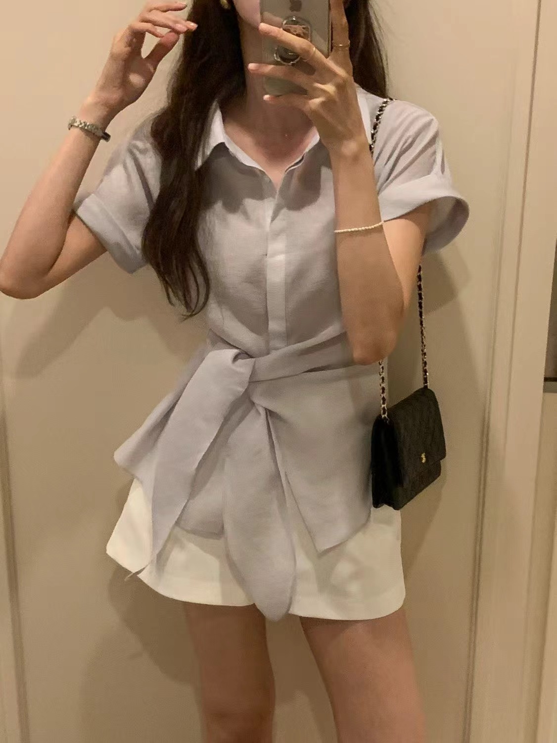 OSRO韓國代購女裝新品休閑人氣26夏季推薦熱賣襯衫蕾絲衫OSRO襯衫/蕾絲衫