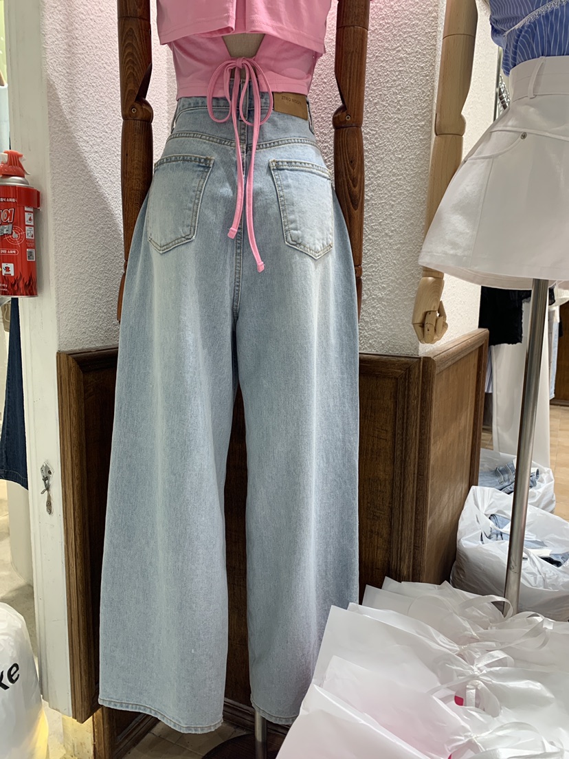 2TWO MOON韓國直郵女士新品休閑推薦時尚牛仔褲不含腰帶2TWO MOON牛仔褲