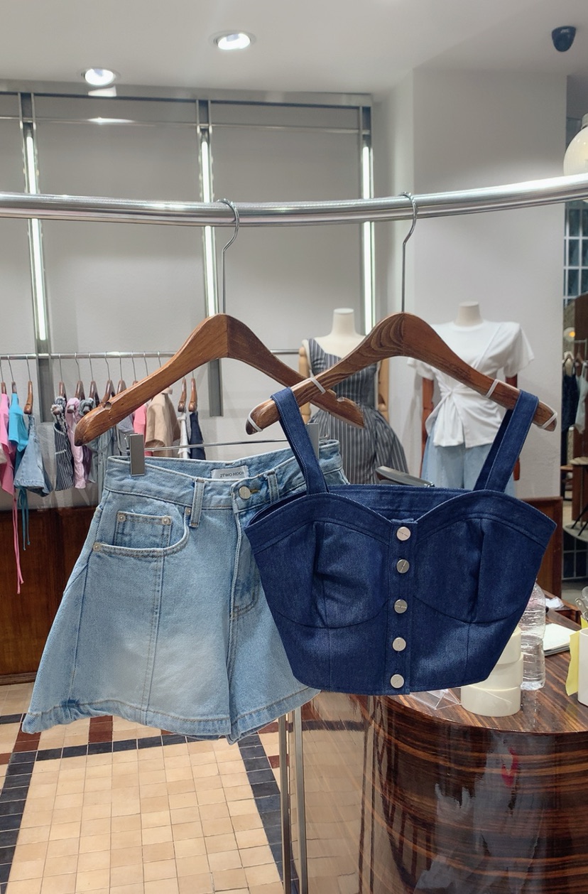 2TWO MOON韓國代購女士新品熱賣真品時尚人氣推薦吊帶背心2TWO MOON吊帶/背心