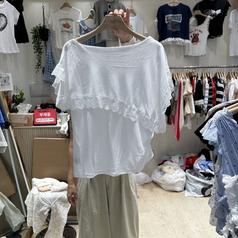 UNDERSTAR_VINTAGE東大門代購女裝新品26春夏職業推薦T恤UNDERSTAR_VINTAGET恤圖色1