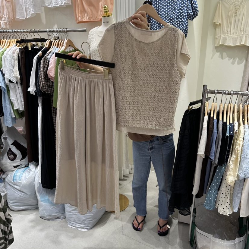 BIKINI東大門實拍女裝新款真品休閑人氣熱賣時尚套裝含腰帶BIKINI套裝