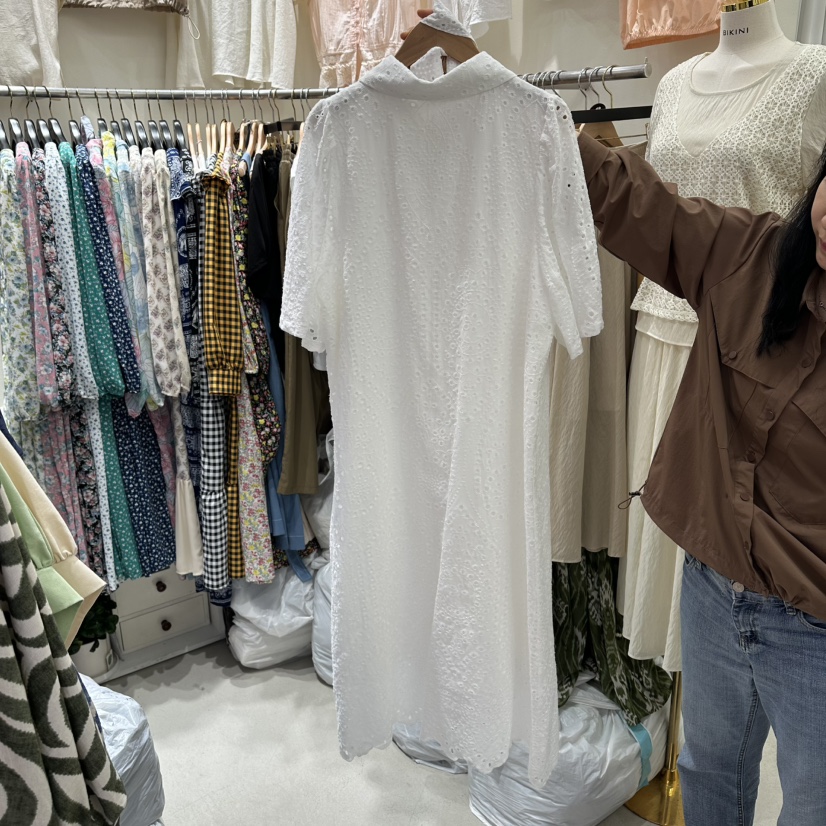 BIKINI韓國直郵女裝新品人氣26春夏推薦時尚連衣裙含腰帶BIKINI連衣裙