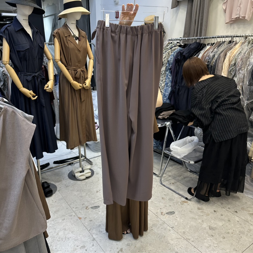 MARIGOLD韓國代購女裝新品真品時尚職業26春夏休閑褲腰帶MARIGOLD休閑褲