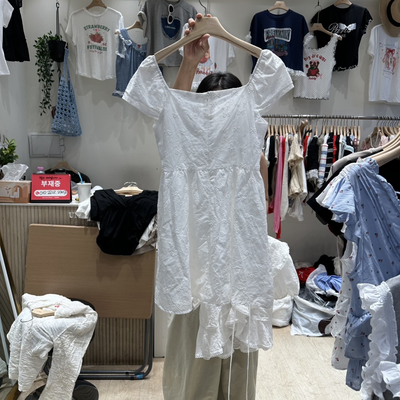 UNDERSTAR_VINTAGE韓國代購女士新款時尚人氣休閑真品連衣裙UNDERSTAR_VINTAGE連衣裙