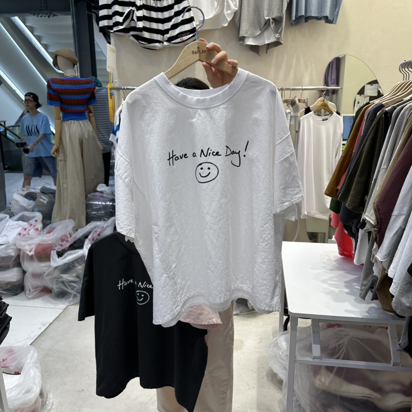REPLAY韓國代購女裝新款26春夏職業推薦休閑人氣時尚熱賣T恤REPLAYT恤圖色2