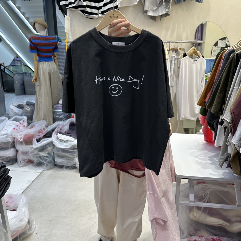 REPLAY韓國代購女裝新款26春夏職業推薦休閑人氣時尚熱賣T恤REPLAYT恤圖色3
