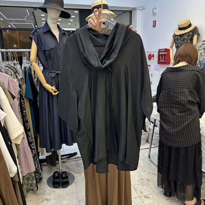 MARIGOLD東大門代購女裝新款休閑26春夏襯衫蕾絲衫莫代爾圍巾MARIGOLD襯衫/蕾絲衫圖色3