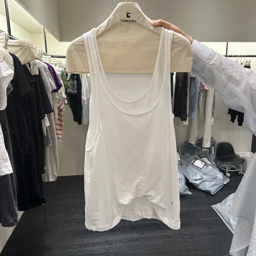 TOMGIRL韓國直郵女裝新品真品熱賣人氣26夏季吊帶背心假兩件TOMGIRL吊帶/背心圖色2