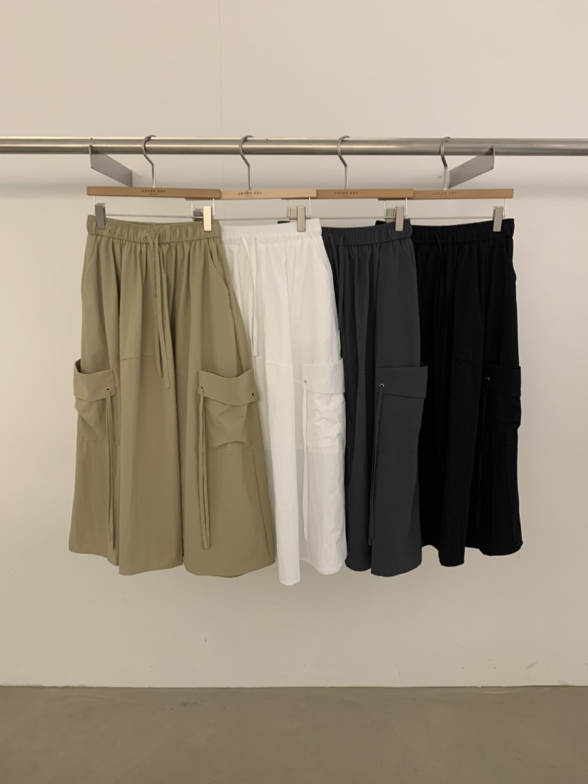 UNDER KEY韓國直郵女裝新品真品人氣推薦熱賣26夏季長裙口袋UNDER KEY長裙