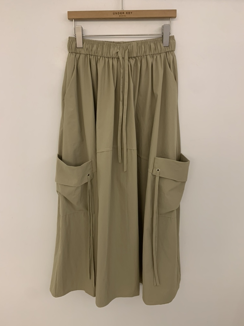 UNDER KEY韓國直郵女裝新品真品人氣推薦熱賣26夏季長裙口袋UNDER KEY長裙圖色2