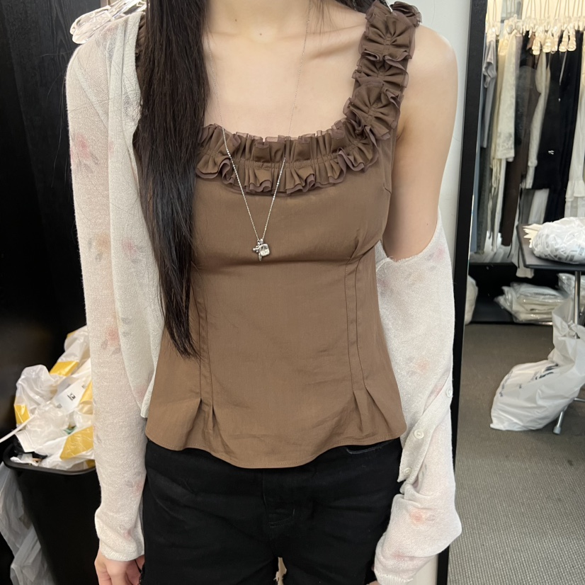 MORE THAN YESTERDAY/LOVE YOU SO MUCH東大門直郵女裝新品職業吊帶背心LYSM/MORE THAN YESTERDAY吊帶/背心圖色2