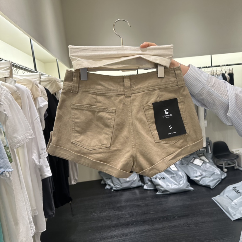 TOMGIRL東大門代購女士新品推薦時尚休閑真品26夏季人氣短褲TOMGIRL短褲