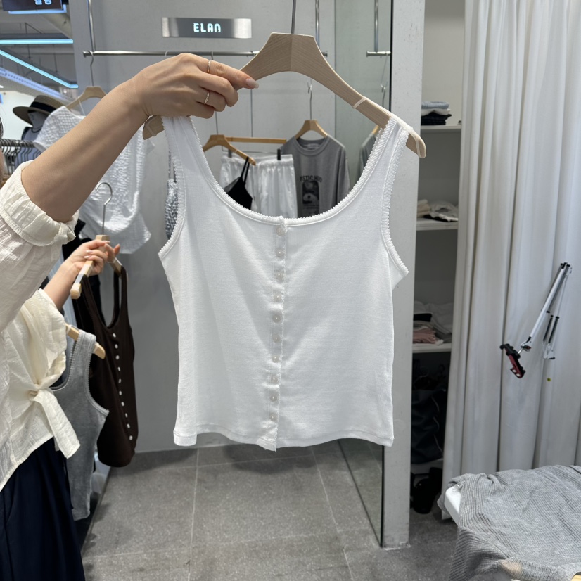 ELAN東大門實拍女士新款真品人氣職業26春夏熱賣吊帶背心ELAN吊帶/背心圖色1
