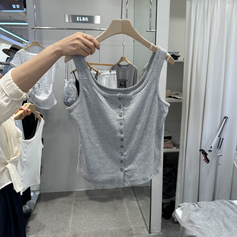 ELAN東大門實拍女士新款真品人氣職業26春夏熱賣吊帶背心ELAN吊帶/背心圖色3