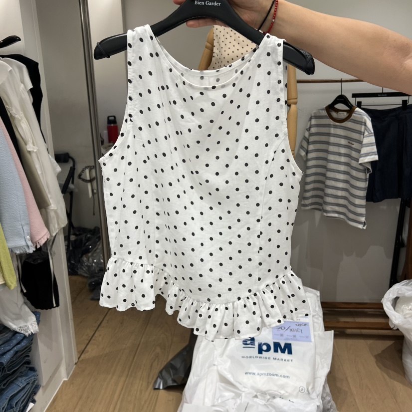 BIEN GARDER東大門實拍女士新品時尚人氣熱賣吊帶背心無袖BIEN GARDER吊帶/背心圖色2