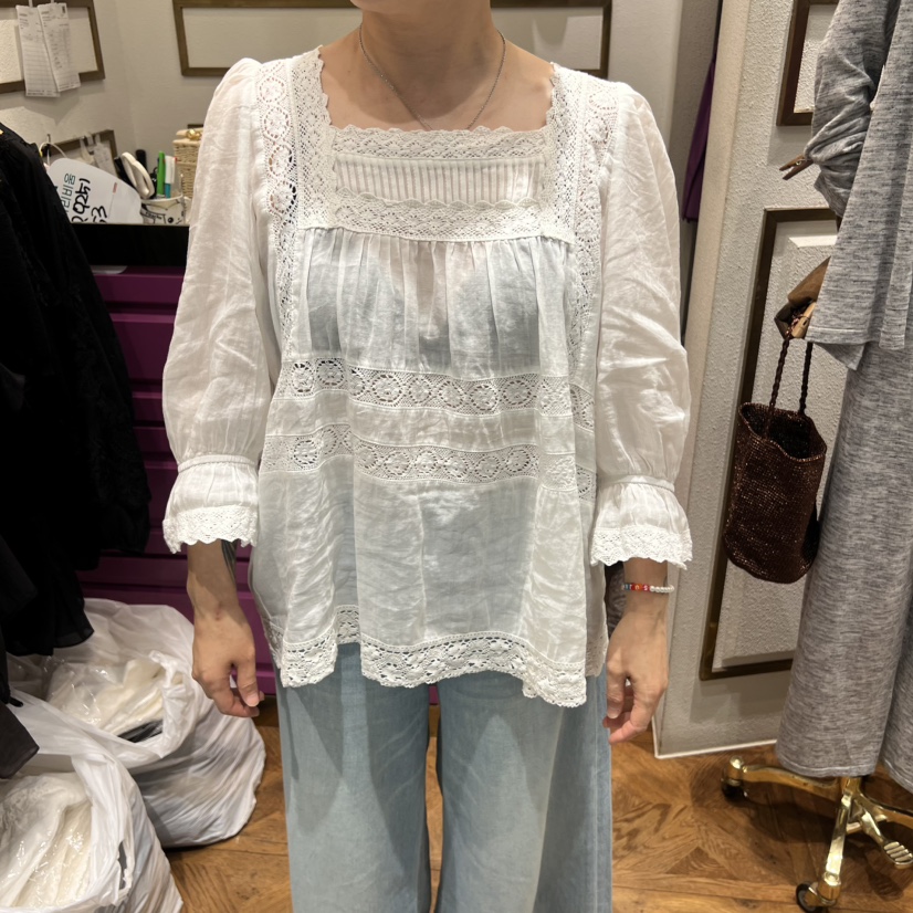 LAUNDRY東大門實拍女裝新款真品26春夏時尚休閑襯衫蕾絲衫LAUNDRY襯衫/蕾絲衫圖色2