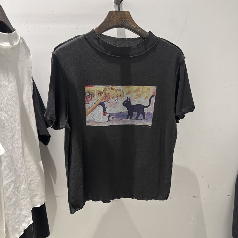 JANE BIRKIN東大門直郵女裝新品職業時尚26春夏人氣熱賣T恤JANE BIRKIN設計師品牌T恤圖色2