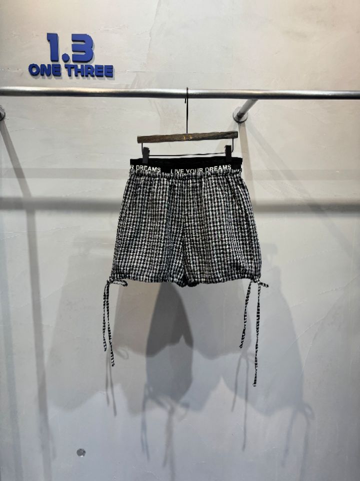 1.3東大門實拍女士新品推薦休閑26春夏真品熱賣人氣短褲1.3_ONE THREE短褲